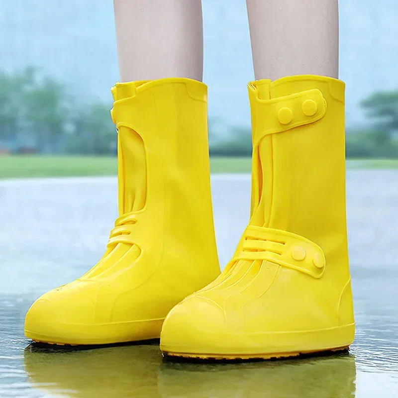 Couvre-bottes de pluie antidérapants avec pochette de rangement - vue 6