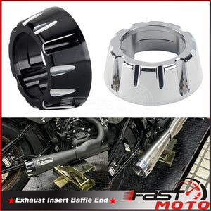 Embout de silencieux d'échappement 2-en-1 pour système Two Brothers Racing, Harley Softail - vue 1