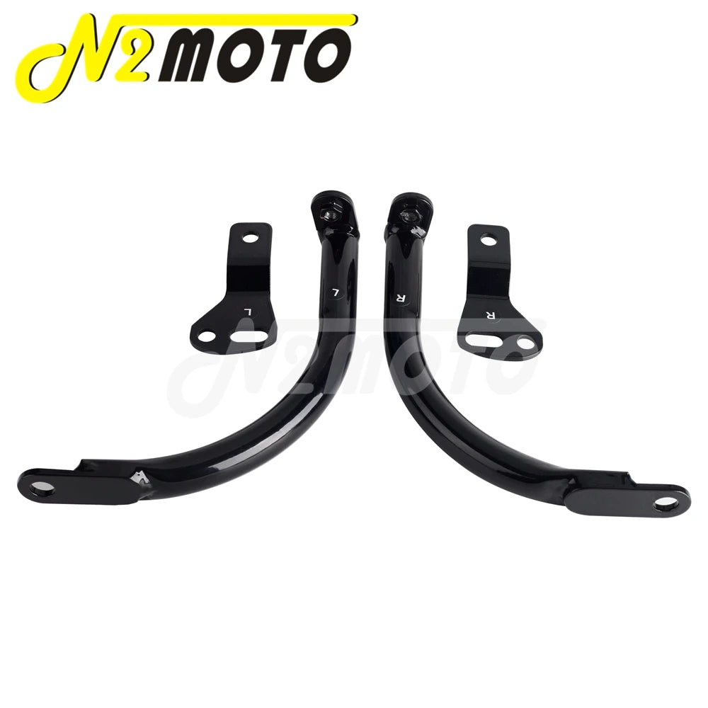 Kit de barres de support de carénage noir pour Harley-Davidson Low Rider ST - vue 2