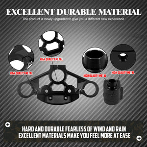 Kit de té supérieur de fourche (top triple tree) + cache contacteur d'allumage pour Harley-Davidson Touring Road Glide 2015-2023 – photo 3/9