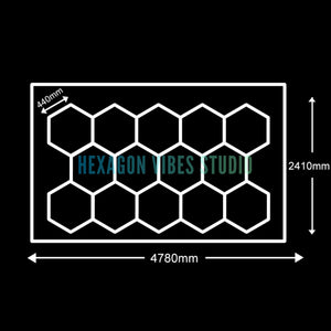 Panneau LED hexagonal nid d'abeille 6500K pour garage, salon de coiffure et atelier – photo 18/36