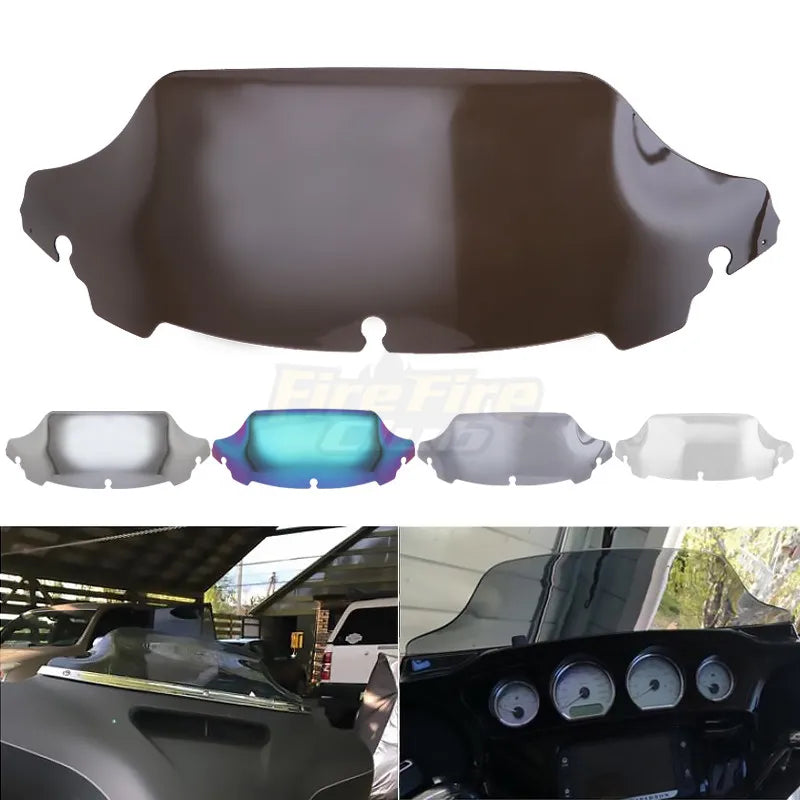 Pare-brise Sport Flare chromé pour Harley Touring - vue 3