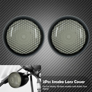 Lentilles de clignotant bullet pour Harley Touring Softail Dyna Sportster - vue 8