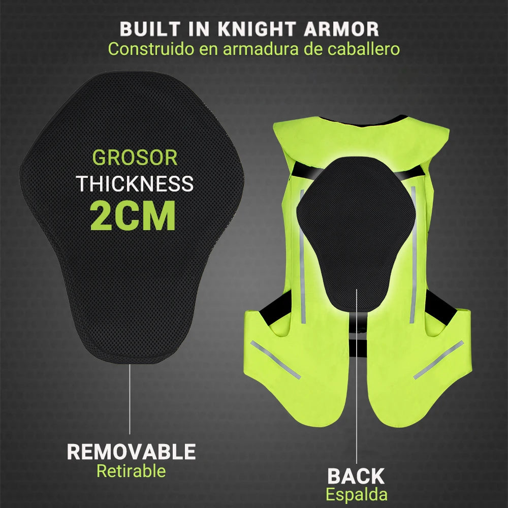 Gilet airbag moto racing - vue de face - vue 5