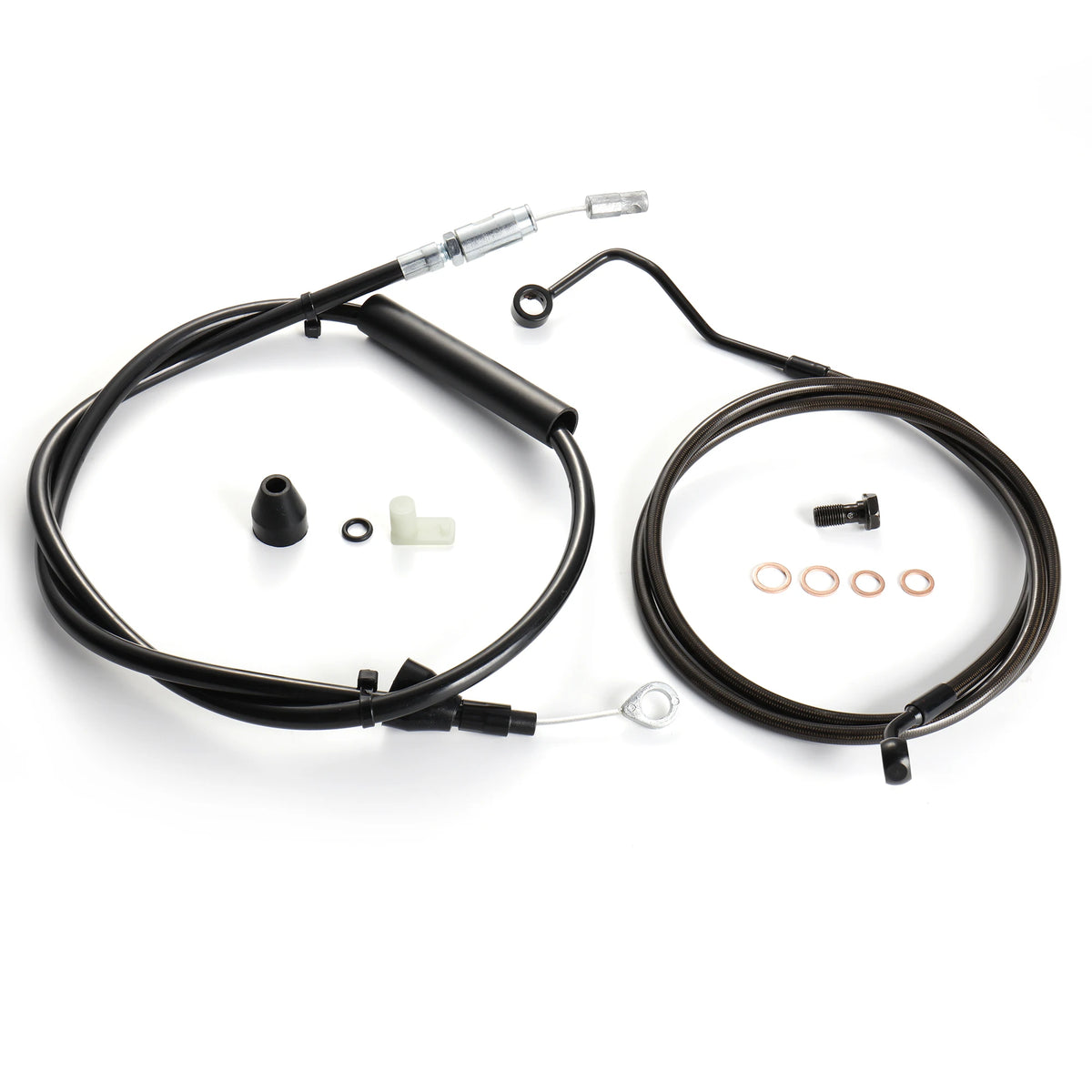 Kit Durite de Frein Étendue + Câble d'Embrayage Supérieur - Harley-Davidson Touring ABS 2021 et plus – photo 1/9