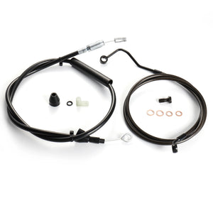 Kit Durite de Frein Étendue + Câble d'Embrayage Supérieur - Harley-Davidson Touring ABS 2021 et plus – photo 1/9
