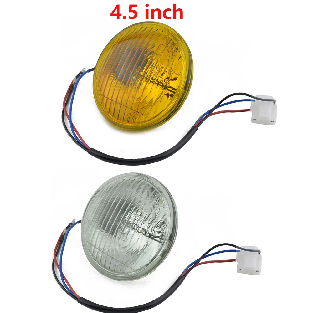 Optique de phare halogène 4,5 pouces pour Harley Sportster - vue 1