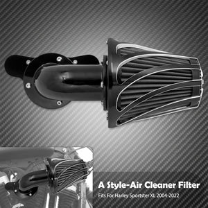 Kit Filtre à Air Noir en Aluminium - Harley-Davidson Sportster, Dyna, Softail et Touring – photo 10/10