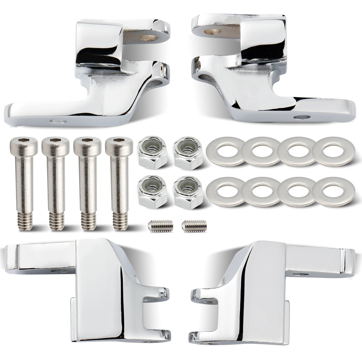 Supports de déport des marchepieds conducteur pour Harley-Davidson Touring et Trike 1997-2016 – photo 1/6