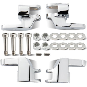 Supports de déport des marchepieds conducteur pour Harley-Davidson Touring et Trike 1997-2016 – photo 1/6