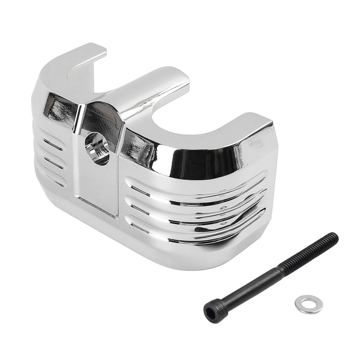 Cache de bobine à ailettes pour Harley Softail - vue 6