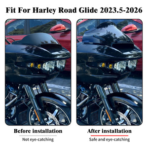 Pare-brise vague pour Harley-Davidson Touring Road Glide - vue 3
