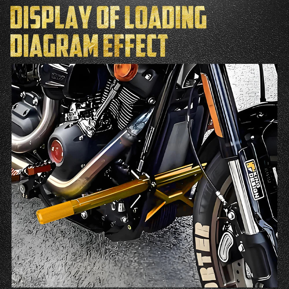 Barre de Protection Moteur Avant Colorée (Crash Bar) - Harley-Davidson Softail Street Bob & Low Rider 2018-2025 – photo 1/10