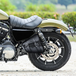 Sacoche de bras oscillant noire pour Harley Sportster Iron 883 - vue 2