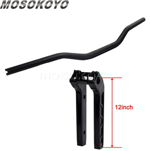 Risers pullback et guidon pour Harley Dyna Sportster Softail - vue 31