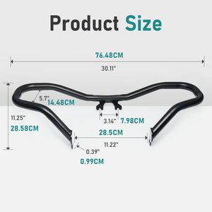 Barre de Protection Moteur 1.25" "Chopped" (Crash Bar) - Harley-Davidson Touring 2014-Up – photo 3/7