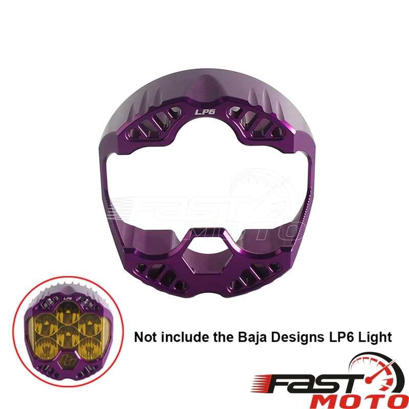 Cache de protection orange pour phare additionnel Baja Designs LP6 Pro - vue 9