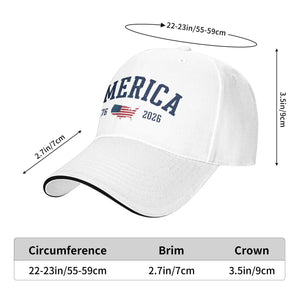 Casquette au motif drapeau américain vintage - vue 2