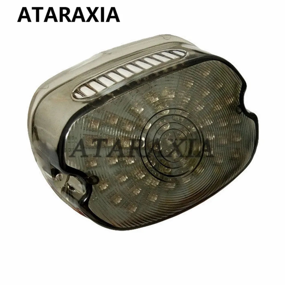 Feu arrière LED vintage rond noir style bobtail pour Harley-Davidson - vue 26