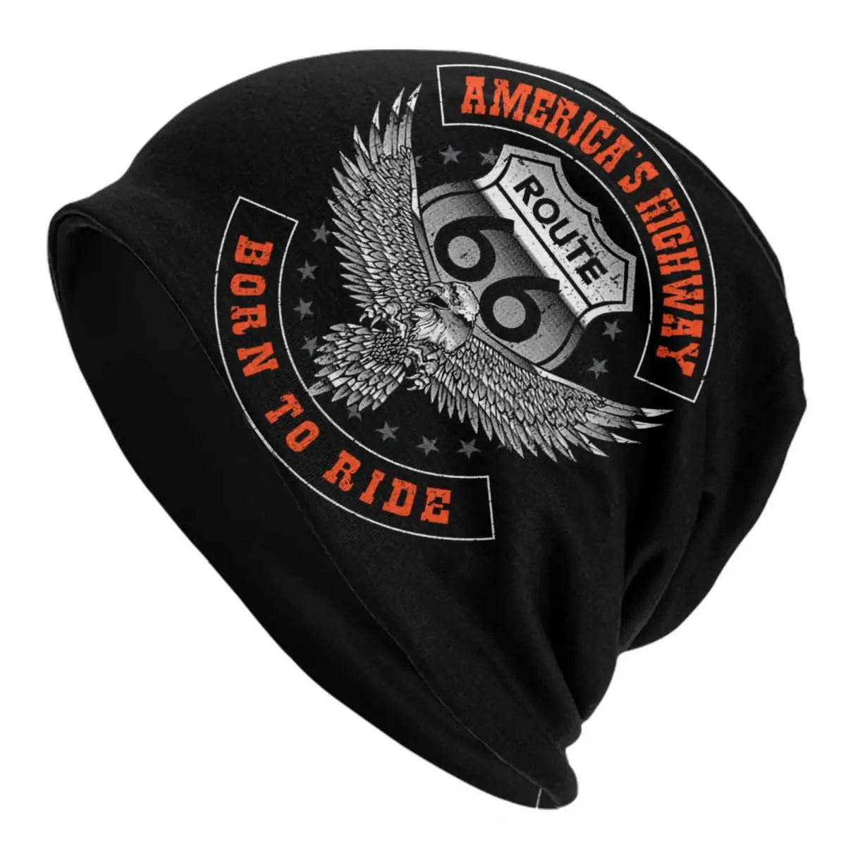 Bonnet tricoté biker Route 66 pour l'hiver - vue 11