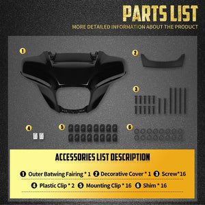 Carénage avant extérieur (Batwing) - Harley-Davidson Street Glide 2023 et plus – photo 5/7