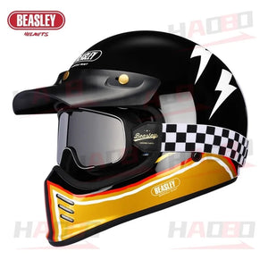 Casque moto intégral rétro - vue produit - vue 22