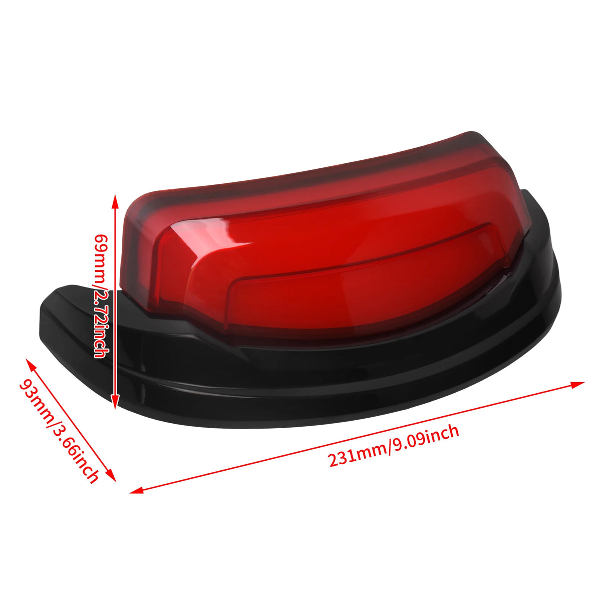 Embout de garde-boue arrière à LED pour Harley Touring 2014-2023 - vue 6