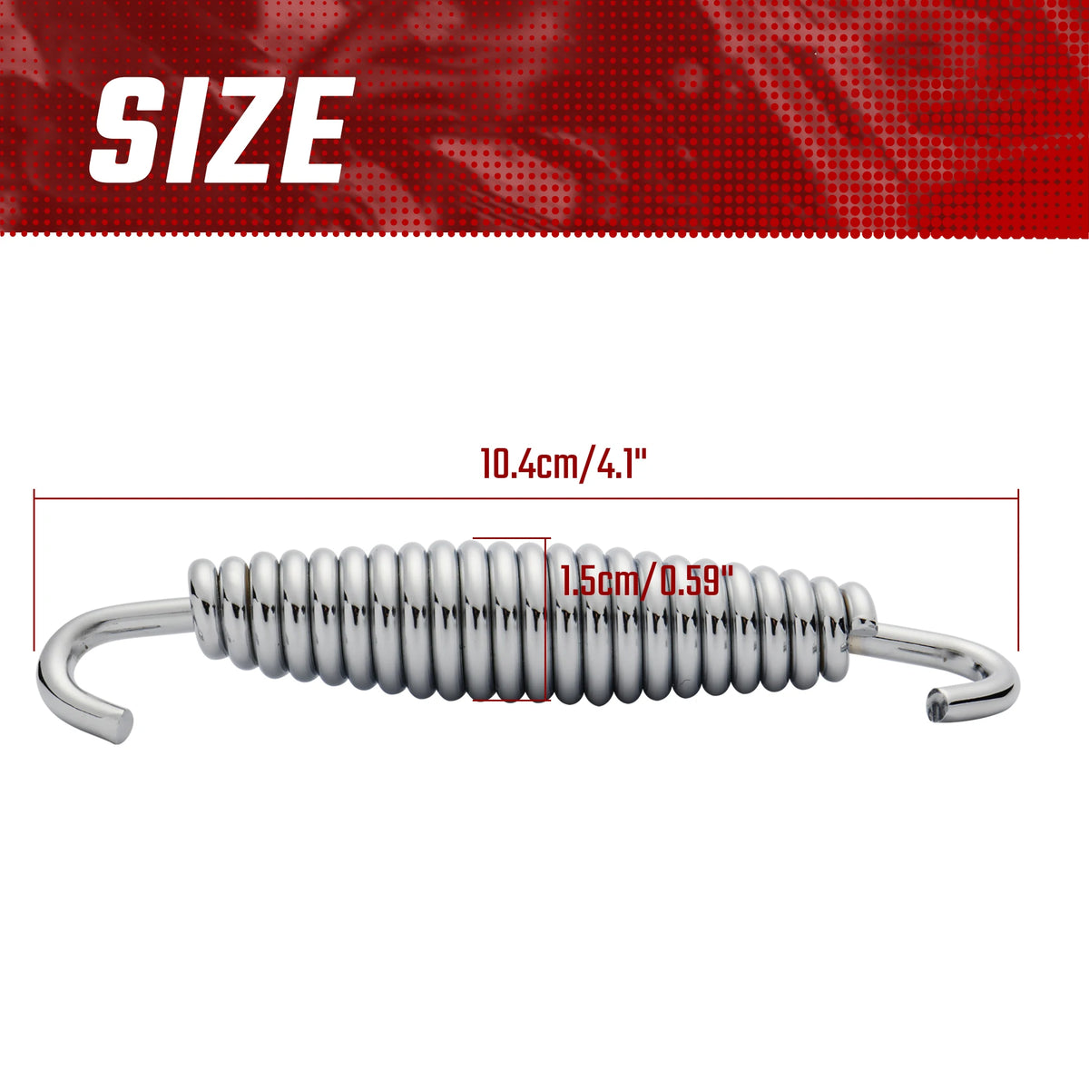 Ressort de béquille latérale 10,4cm pour Harley-Davidson Softail 2007-2017, Touring 1999-2023 – photo 3/8