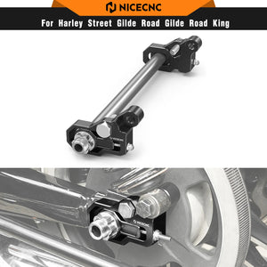 Kit Tendeur d'Essieu Arrière CNC pour Harley Street Glide, Road Glide, Road King – photo 1/7