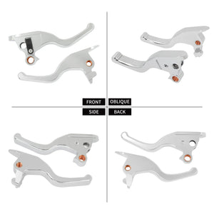Leviers de frein et d'embrayage 3 doigts CNC pour Harley-Davidson Softail Low Rider, Street Bob, Breakout, Fat Boy, Slim 2018-2024 – photo 6/8