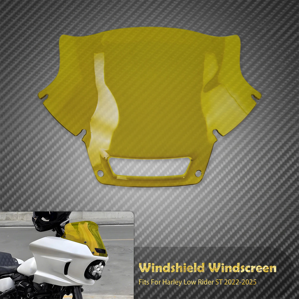 Pare-Brise 8" (Windshield) Multicolore - Harley-Davidson Low Rider ST 2022-2025 – photo 7/11