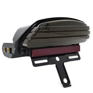 Feu arrière tri-bar LED avec support de plaque pour Harley Softail - vue 7