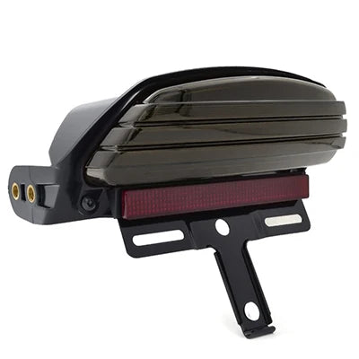 Feu arrière tri-bar LED avec support de plaque pour Harley Softail - vue 7