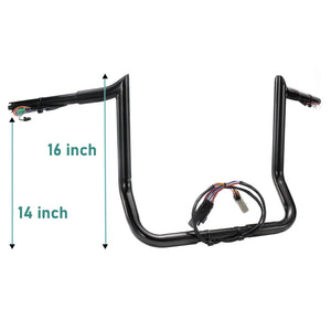 Guidon meathook précâblé pour Harley Street Glide et Electra Glide 2008-2013 - vue 9