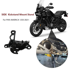 Support de Béquille Latérale Noir (Kick Stand Bracket) - Harley-Davidson Pan America 1250 / S 2021 et + – photo 1/6