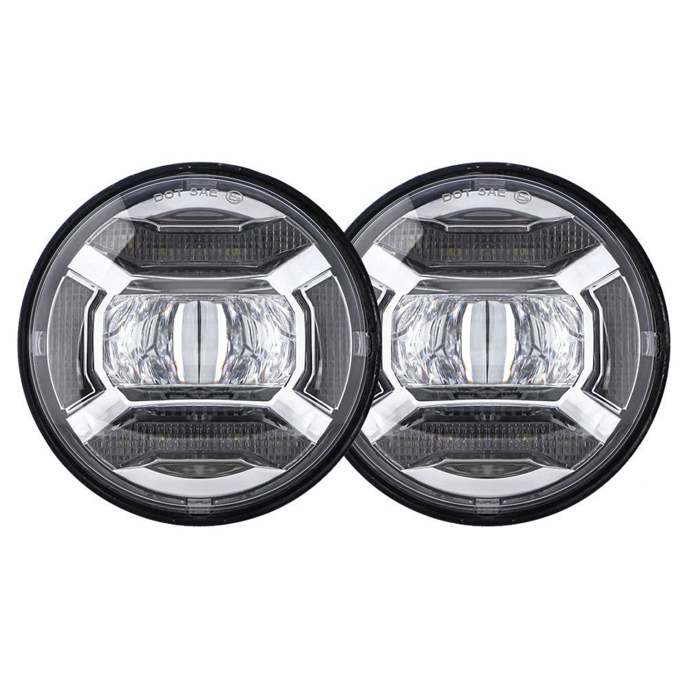 Feux additionnels LED pour Harley Road King Electra Glide - vue 8