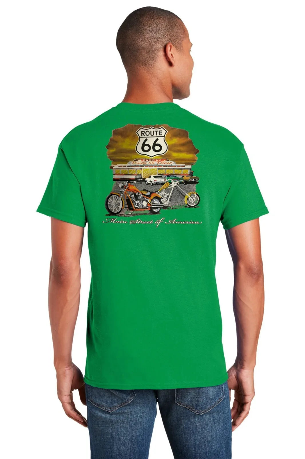 T-shirt Route 66 Main Street of America, Chopper - vue 6