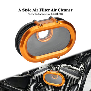 Filtre à air avec anneau décoratif rouge pour Harley-Davidson Sportster - vue 8