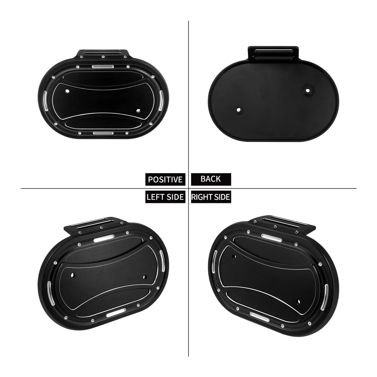 Couvercle de boîte à air ovale pour Harley M8 Touring Softail - vue 5
