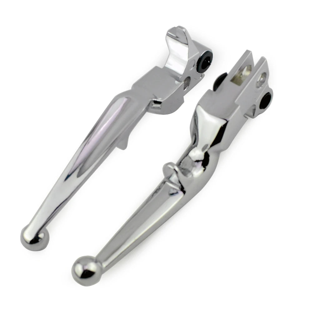 Leviers de frein et d'embrayage pour Harley Sportster, Softail, Dyna et Touring - vue 2