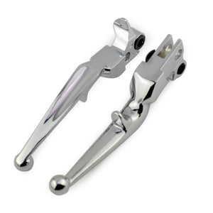 Leviers de frein et d'embrayage pour Harley Sportster, Softail, Dyna et Touring - vue 2