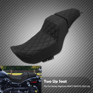 Selle Biplace (Two-Up) Conducteur/Passager - Harley-Davidson Nightster RH975 2022-2024 & Nightster Special RH975S 2023-2024 – photo 7/8