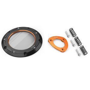 Cache d'embrayage Derby et plaque de puissance M8 pour Harley-Davidson Street Glide FLHX, Road Glide, Road King FLHR, Electra Glide – photo 10/12