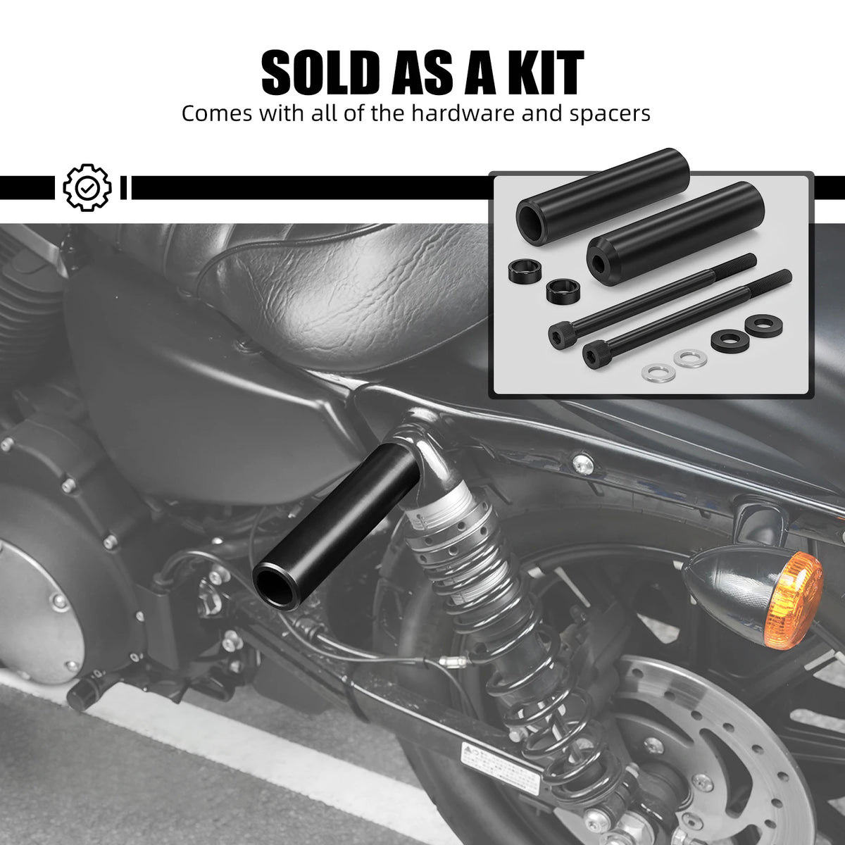 Extension de Béquille Latérale FLTR - Harley-Davidson Touring, Road King FLTRU 2007 et plus – photo 2/6