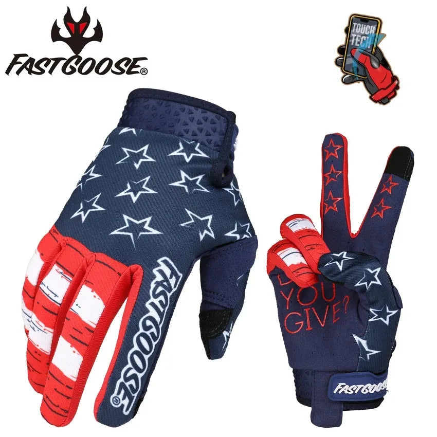 Gants moto été doigts longs - vue - vue 5