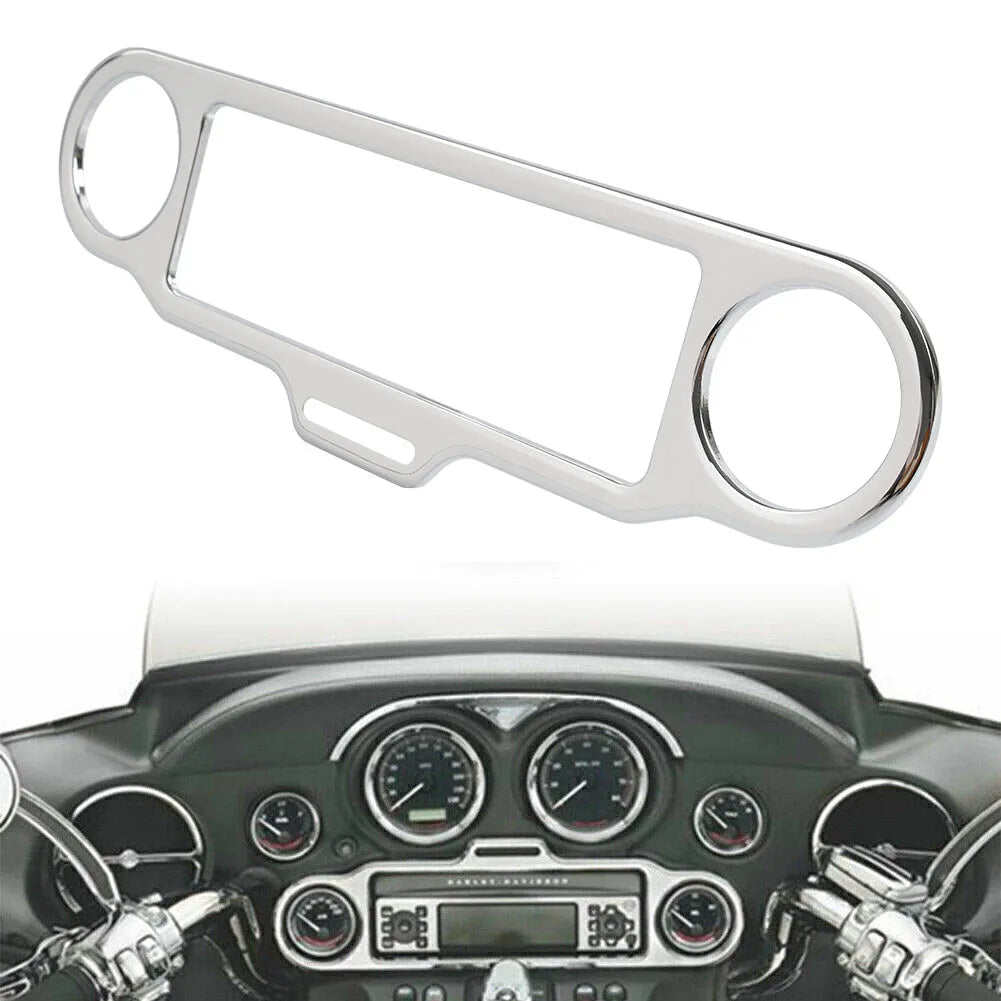 Entourage de radio chromé pour Harley Electra Glide - vue 1