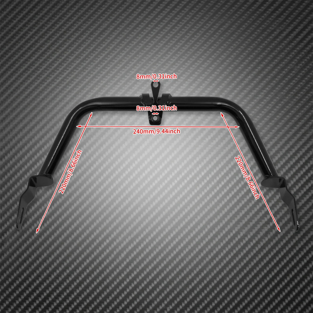 Support de carénage (fairing bracket) noir - Harley Touring FLTRK, FLTRXS Road Glide Special 2015-2023 – photo 6/7