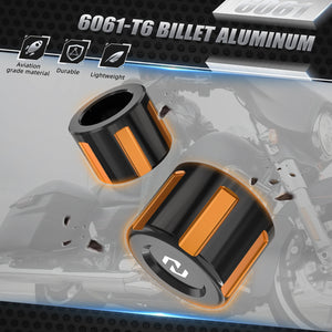 Caches d'écrou d'axe pour Harley Touring - vue 1