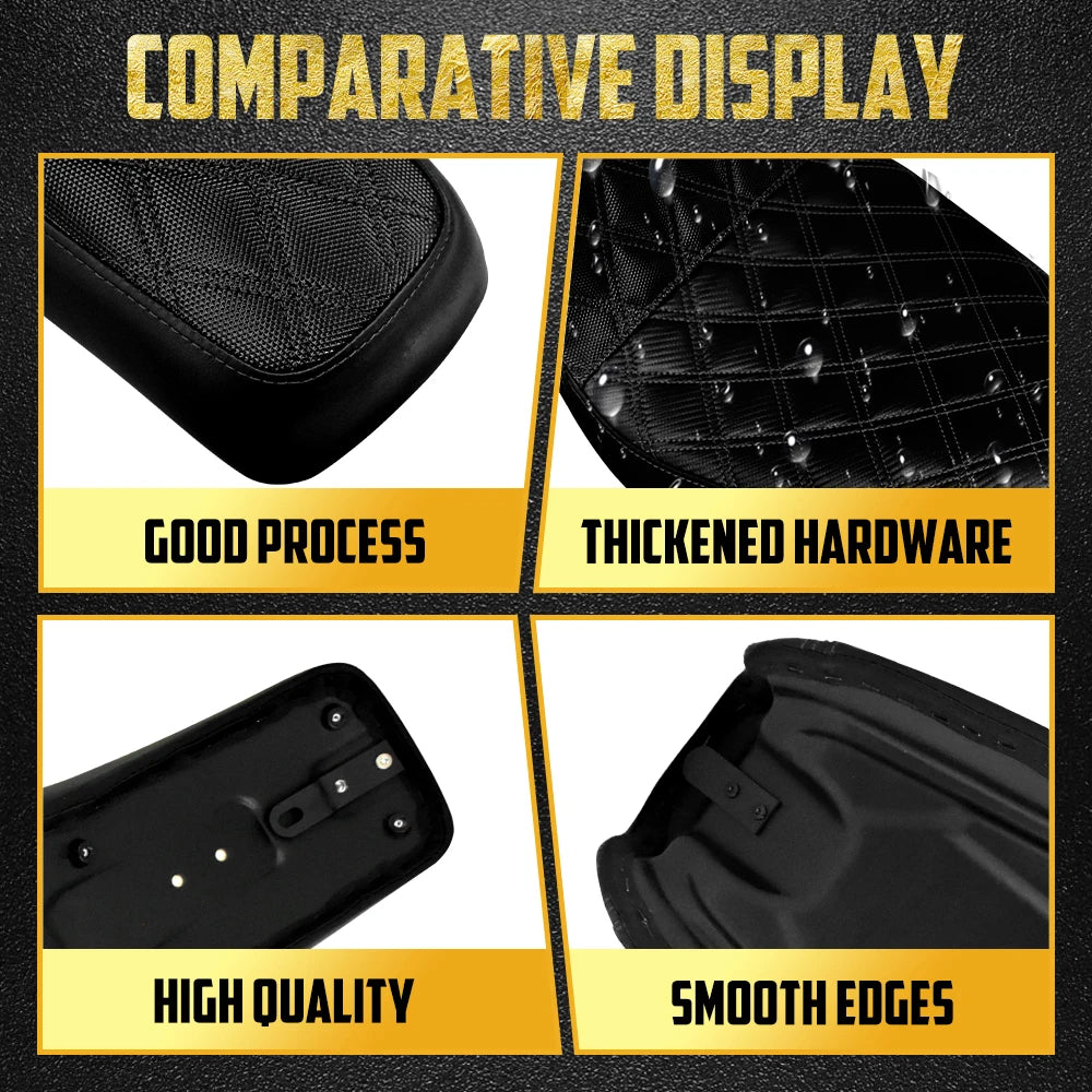 Selle Biplace Confort Pilote et Passager - Harley-Davidson Dyna 2006-2017 – photo 4/6
