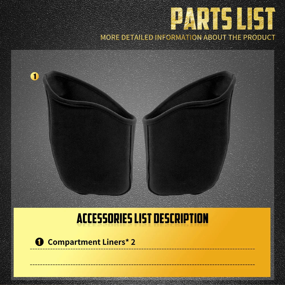 Doublures de Vide-Poches en EVA (Gauche/Droite) - Harley-Davidson Touring Road Glide 2023-2024 – photo 6/7
